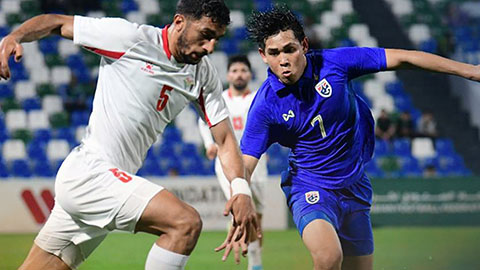 Kết quả U23 Thái Lan 1-3 U23 Jordan: Thua ngược tiếc nuối